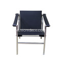 Klassisk Le Corbusier LC1 stol i äkta läder